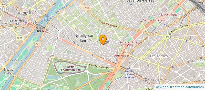 localisation de l'entreprise ECOLE DE MUSIQUE DE D'ART DRAMATIQUE à NEUILLY-SUR-SEINE
