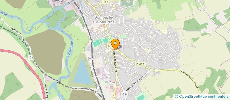 localisation de l'entreprise ECOLE DE MUSIQUE DE DOMBASLE  DOMBASLE SUR MEURTHE