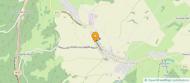 localisation de l'entreprise ECOLE DE MUSIQUE DE DOUBS  DOUBS