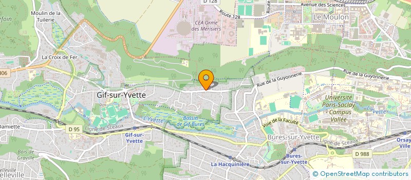 localisation de l'entreprise ECOLE DE MUSIQUE DE GIF à GIF-SUR-YVETTE