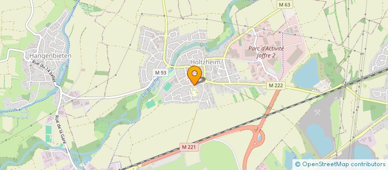 localisation de l'entreprise ECOLE DE MUSIQUE DE HOLTZHEIM  HOLTZHEIM