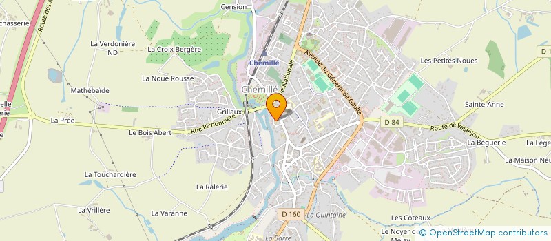 localisation de l'entreprise ECOLE DE MUSIQUE DE LA REG DE CHEMILLE à CHEMILLE-EN-ANJOU