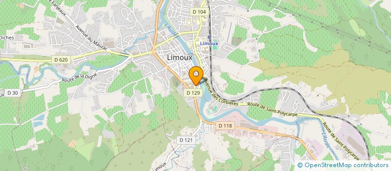 localisation de l'entreprise ECOLE DE MUSIQUE DE LIMOUX à LIMOUX