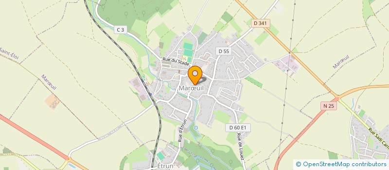 localisation de l'entreprise ECOLE DE MUSIQUE DE MAROEUIL  MARUIL
