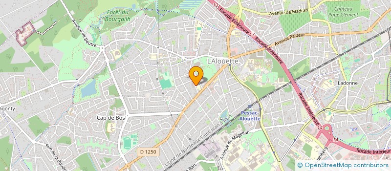 localisation de l'entreprise ECOLE DE MUSIQUE DE PESSAC - EMP  PESSAC