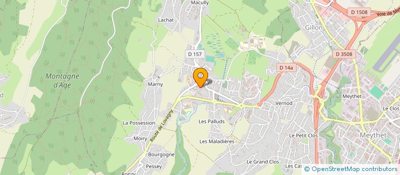 localisation de l'entreprise ECOLE DE MUSIQUE DE POISY à POISY