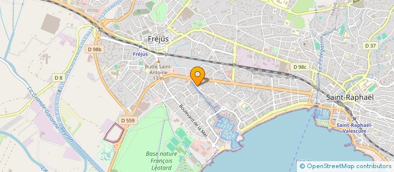 localisation de l'entreprise ECOLE DE MUSIQUE DE PORT FREJUS à FREJUS