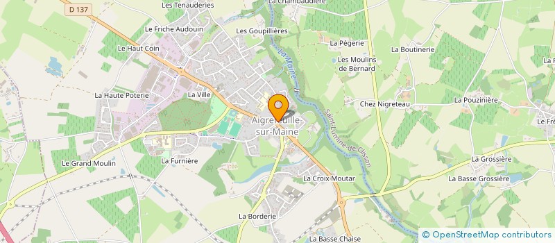 localisation de l'entreprise ECOLE DE MUSIQUE DE PRELUDE à LA PLANCHE
