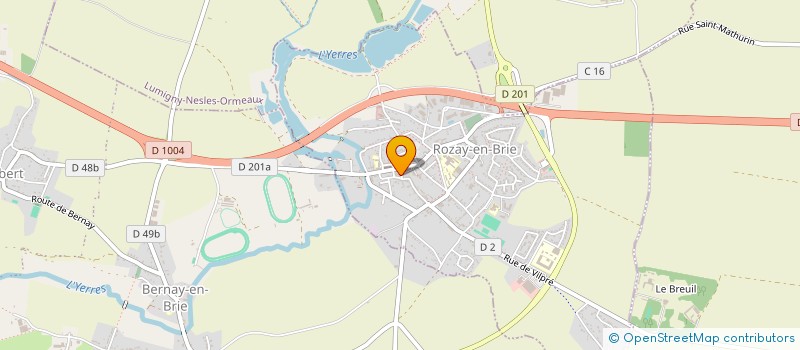 localisation de l'entreprise ECOLE DE MUSIQUE DE ROZAY EN BRIE  ROZAY-EN-BRIE