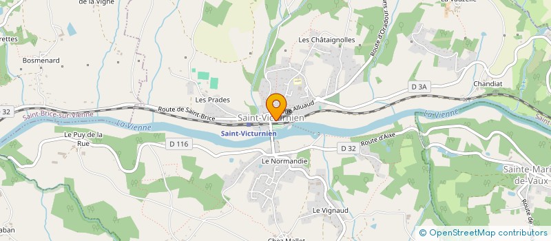 localisation de l'entreprise ECOLE DE MUSIQUE DE ST VICTURNIEN à SAINT-VICTURNIEN