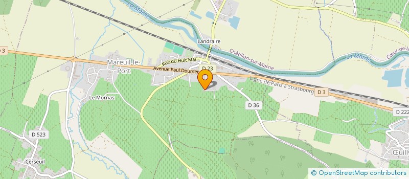 localisation de l'entreprise ECOLE DE MUSIQUE DE TROISSY  TROISSY