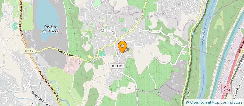 localisation de l'entreprise ECOLE DE MUSIQUE DE VERNAISON  VERNAISON