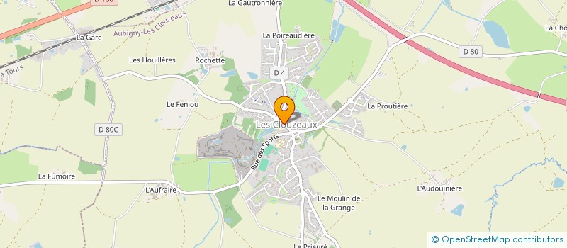localisation de l'entreprise ECOLE DE MUSIQUE DES CLOUZEAUX LA BOITE A CLOUZIK à AUBIGNY-LES CLOUZEAUX