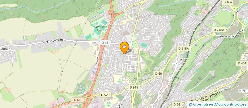localisation de l'entreprise ECOLE DE MUSIQUE DES LORRAINES à LONGWY
