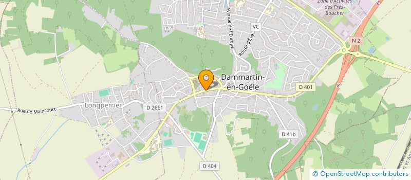 localisation de l'entreprise ECOLE DE MUSIQUE EDWARD CHEKLER à DAMMARTIN-EN-GOELE
