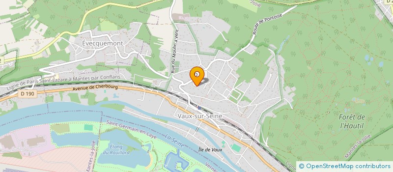 localisation de l'entreprise ECOLE DE MUSIQUE FREDERIC CHOPIN  VAUX-SUR-SEINE