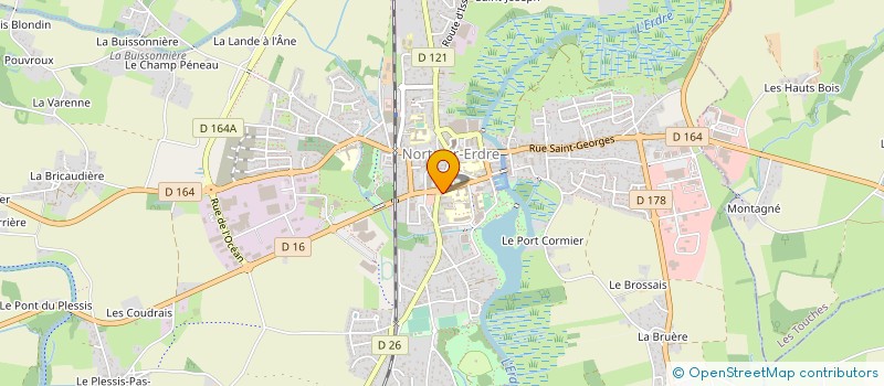 localisation de l'entreprise ECOLE DE MUSIQUE INTERCOM ASSOCIATIVE à NORT-SUR-ERDRE
