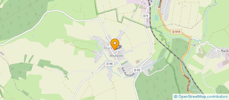 localisation de l'entreprise ECOLE DE MUSIQUE INTERCOMM  WALDHAMBACH