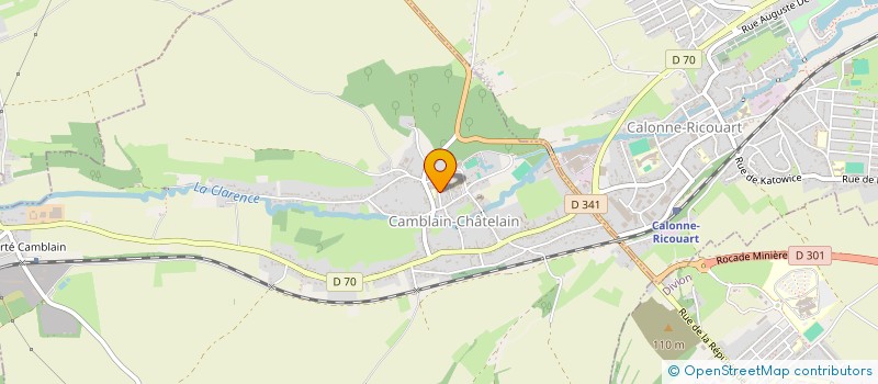 localisation de l'entreprise ECOLE DE MUSIQUE L AVENIR  CAMBLAIN-CHATELAIN