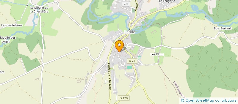 localisation de l'entreprise ECOLE DE MUSIQUE L'ESPERANCE à LATILLE