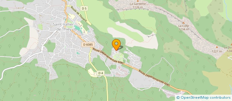 localisation de l'entreprise ECOLE DE MUSIQUE LA CHENAIE à SAINT-VALLIER-DE-THIEY