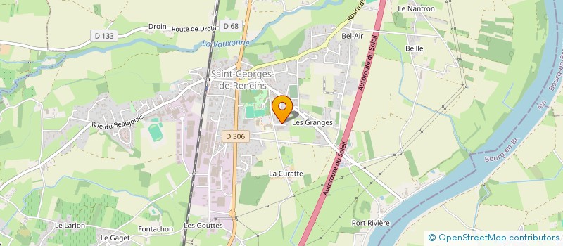 localisation de l'entreprise ECOLE DE MUSIQUE LA RENEIMOISE  SAINT-GEORGES-DE-RENEINS