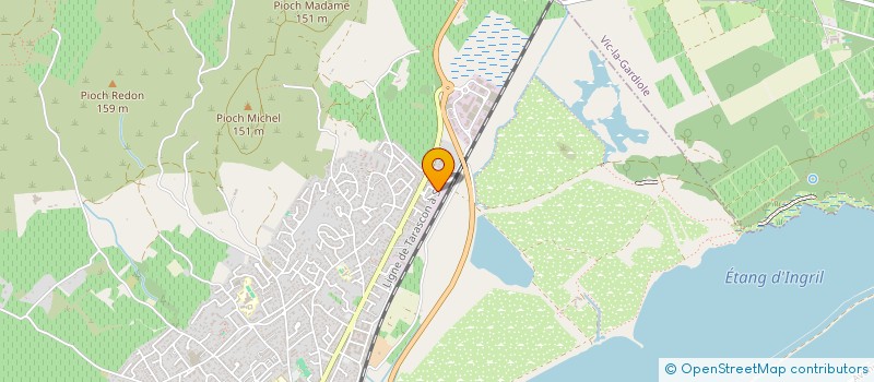 localisation de l'entreprise ECOLE DE MUSIQUE LES SALADELLES à FRONTIGNAN