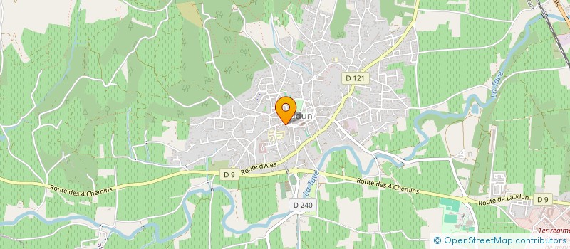 localisation de l'entreprise ECOLE DE MUSIQUE LI MUSICAIRE DE TAVE  LAUDUN-L'ARDOISE