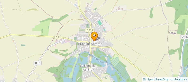 localisation de l'entreprise ECOLE DE MUSIQUE PIERRE CARNAT  BRAY-SUR-SOMME