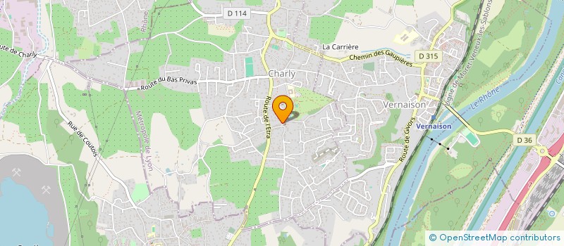 localisation de l'entreprise ECOLE DE MUSIQUE VOURLES  VOURLES