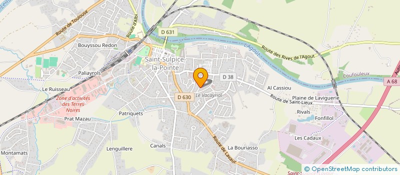 localisation de l'entreprise ECOLE DE NATATION à SAINT-SULPICE-LA-POINTE