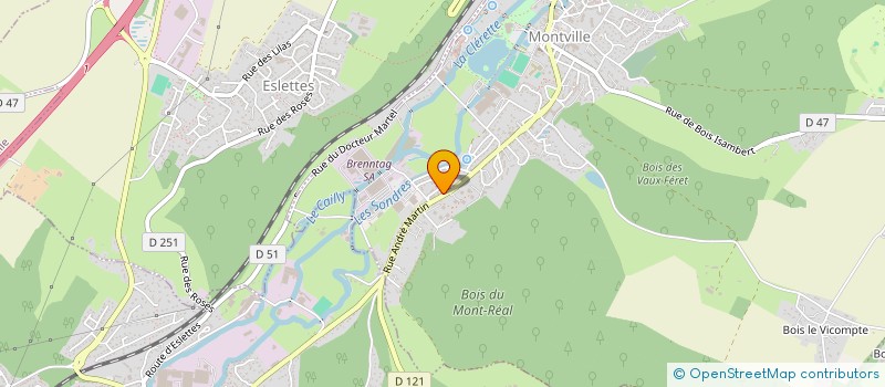 localisation de l'entreprise ECOLE DE NAVIGATION RADIO-COMMANDEE à MONTVILLE