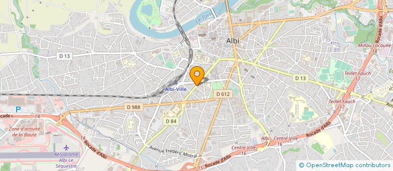 localisation de l'entreprise ECOLE DE PARACHUTISME D'ALBI à ALBI