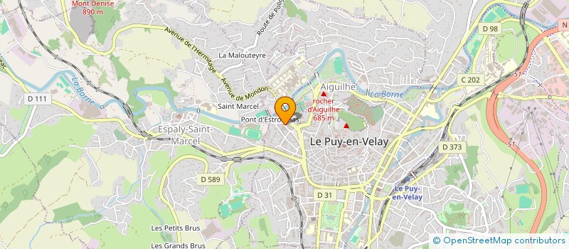 localisation de l'entreprise ECOLE DE PETANQUE DU SECTEUR DU PUY à LE PUY-EN-VELAY