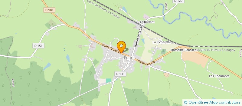 localisation de l'entreprise ECOLE DE PETANQUE DU SUD NIVERNAIS (EPSN) à FOURS