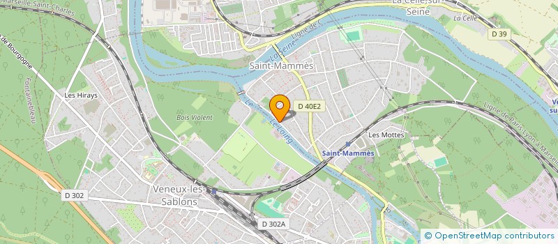 localisation de l'entreprise ECOLE DE PILOTAGE LOIC POCHET  SAINT-MAMMES