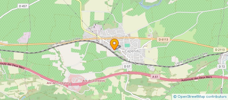 localisation de l'entreprise ECOLE DE PLONGEE DES CORBIERES  LAGRASSE