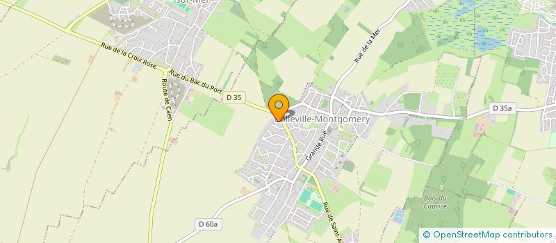 localisation de l'entreprise ECOLE DE PLONGEE L'ESPADON  COLLEVILLE-MONTGOMERY