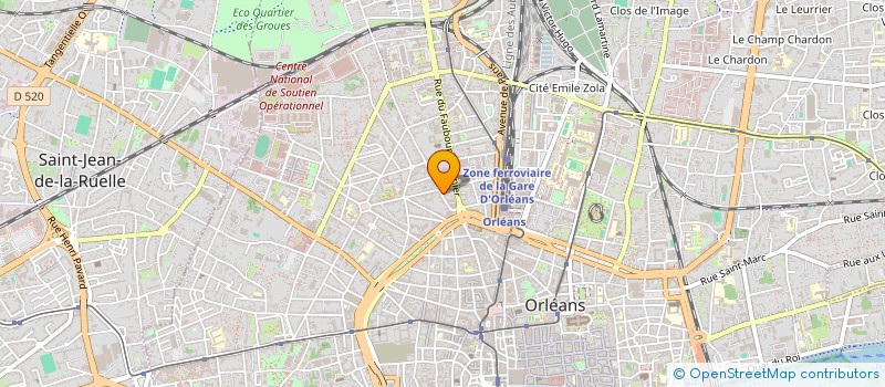 localisation de l'entreprise ECOLE DE PLONGEE ORLEANAISE à ORLEANS