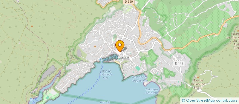 localisation de l'entreprise ECOLE DE PLONGEON DE HAUT VOL LES INTREPIDES à CASSIS