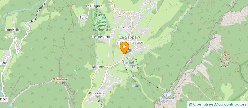 localisation de l'entreprise ECOLE DE PORTE à SARCENAS