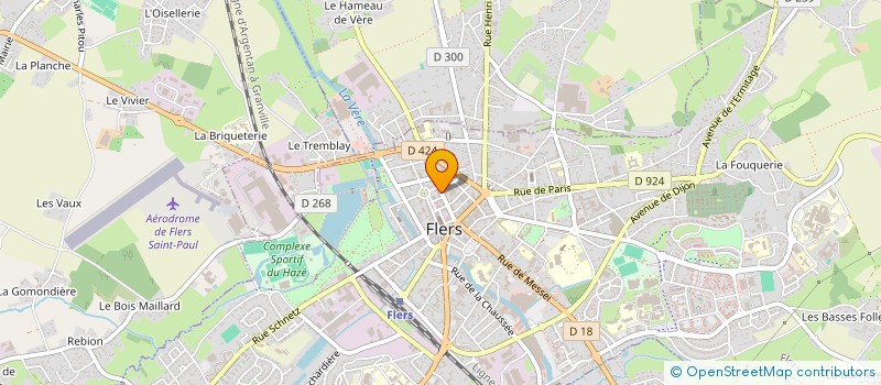 localisation de l'entreprise ECOLE DE PRODUCTION INDUSTRIELLE DE FLERS AGGLO à FLERS