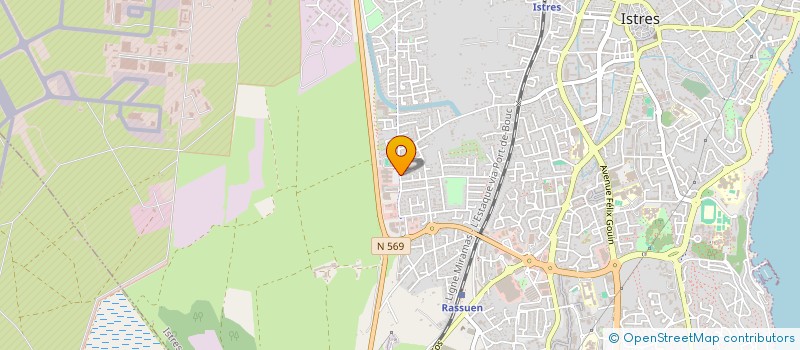 localisation de l'entreprise ECOLE DE PRODUCTION JE FABRIQUE MON AVENIR TOULON à ISTRES