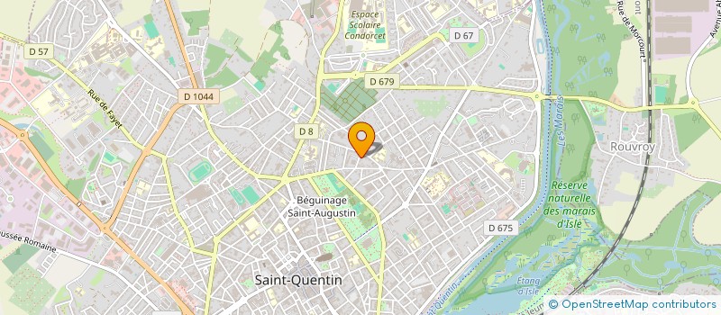localisation de l'entreprise ECOLE DE PSYCHANALYSE DE L'AISNE à SAINT-QUENTIN