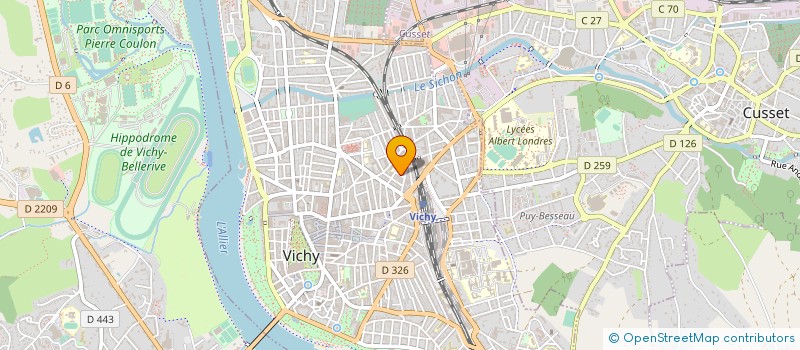 localisation de l'entreprise ECOLE DE RADIO ET COMMUNICATION à VICHY