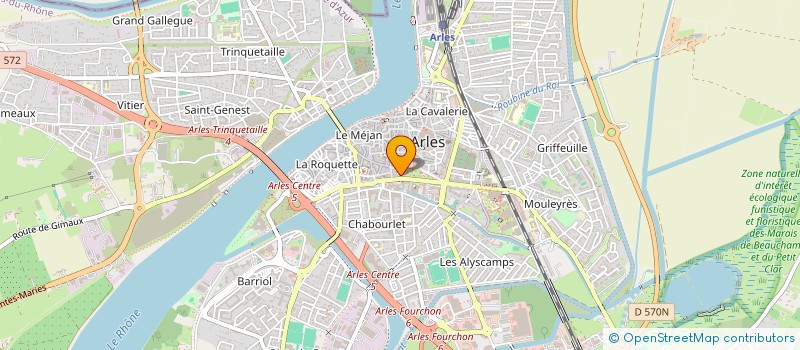 localisation de l'entreprise ECOLE DE RASETEURS D ARLES à ARLES