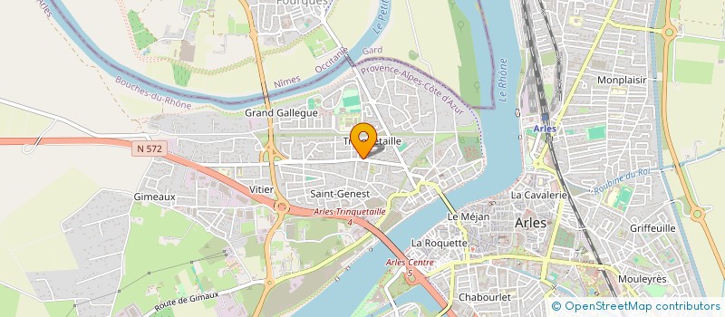 localisation de l'entreprise ECOLE DE RASETEURS RAPHELOISE à ARLES