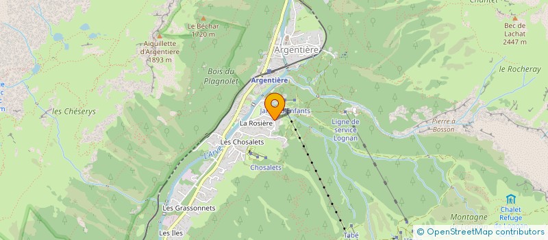 localisation de l'entreprise ECOLE DE SKI BANDASKI à CHAMONIX-MONT-BLANC