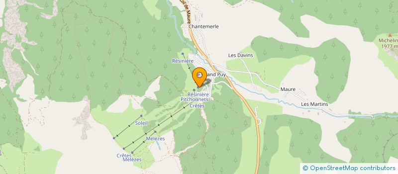 localisation de l'entreprise ECOLE DE SKI FRANCAIS DU GRAND PUY à SEYNE
