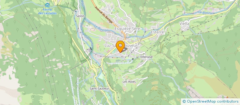 localisation de l'entreprise ECOLE DE SKI INTERNATIONAL SNOW FUN à LUZ-SAINT-SAUVEUR